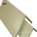 50 * 50 * 5 Angle FRP jaune